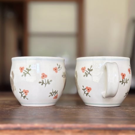 動物丸マグカップ　3種類/Animal round mugs - 3 types