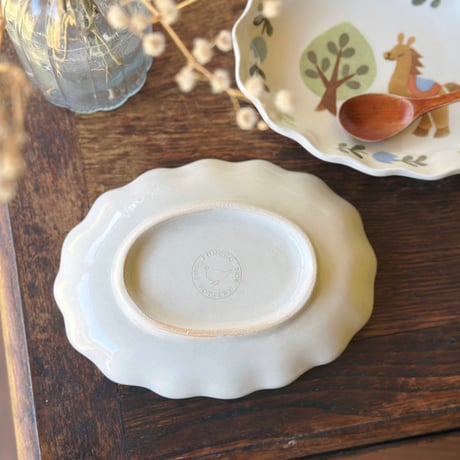 花楕円皿いろいろ/Flower oval plate