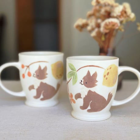マグカップ”オオカミとレモン”/Mug "Wolf and Lemon"