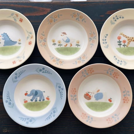 動物リムボウルいろいろ/Various animal rim bowls