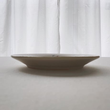 セントバーナードのリム皿　7寸/St. Bernard rim plate (m-size)