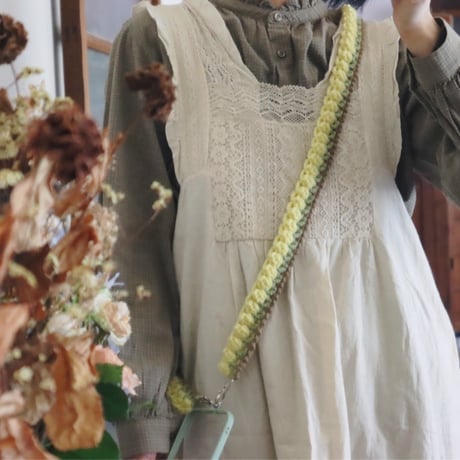 チューリップのスマホスショルダーストラップ/Tulip smartphone shoulder strap