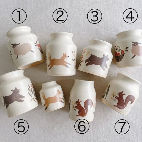 小さい壺いろいろ/Various small jars