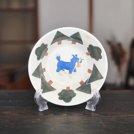 ボウル“森の中のオオカミ”/Bowl "Wolf in the Forest"