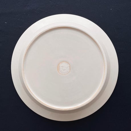 イチゴとブドウのリム皿　7寸/Strawberry and grape rim plate(m-size)
