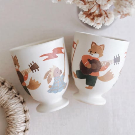 ゴブレット“キツネとウサギの演奏会”/Goblet "The Fox and the Rabbit Concert"