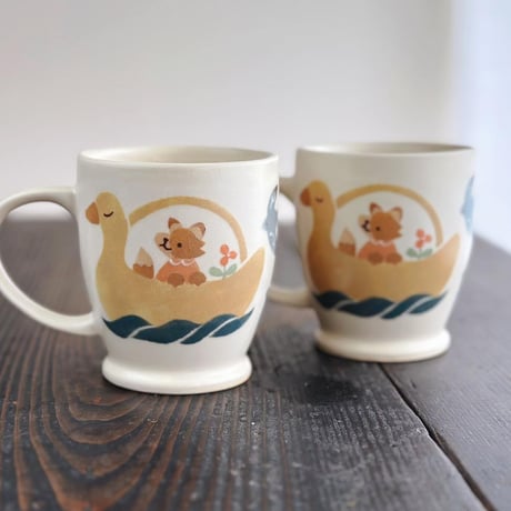 マグカップ“あひるボート”/Mug "Duck Boat"