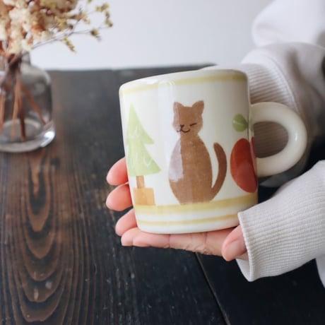 マグカップ“猫のオーナメント”/Mug "Cat Ornament"