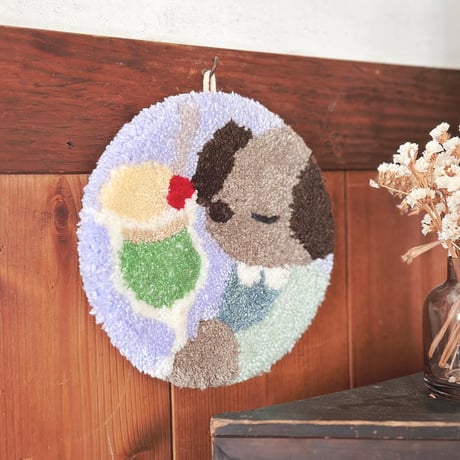 紐付きポットマットNo.7〜No.11/Pot mat with string