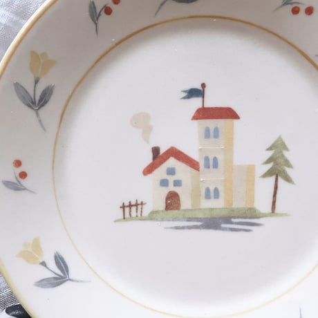 お家のリム皿　7寸/Home rim plate(m-size)