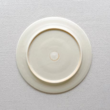 リスとドングリの平皿　7寸/Flat plate of squirrel(m-size) and acorn