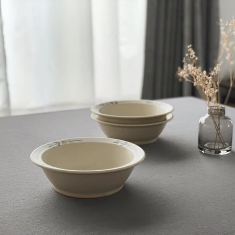 木馬の深皿　6寸/Rocking horse deep plate