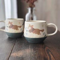 オオカミのマグカップ/Wolf mug