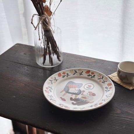 リムプレート“おやつの時間”/Rim Plate "Today's Snack Time"