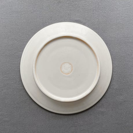 リスとチューリップの平皿　6寸/Flat plate of squirrel and tulip(s-size)