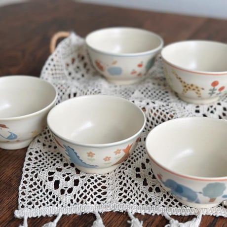 動物お茶碗いろいろ/Various animal bowls
