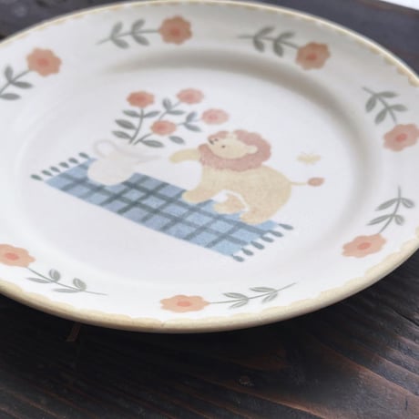 ライオンのパスタ皿　7寸/Lion pasta plate