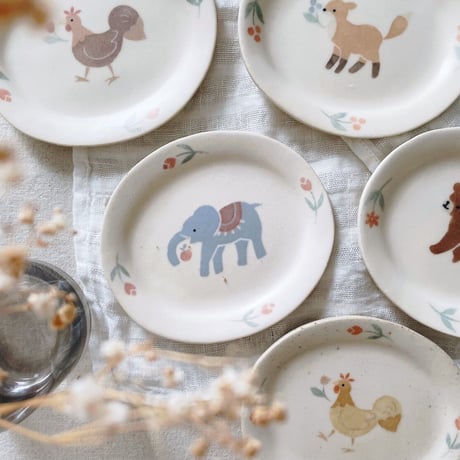 動物豆皿いろいろ/Various animal small dishes