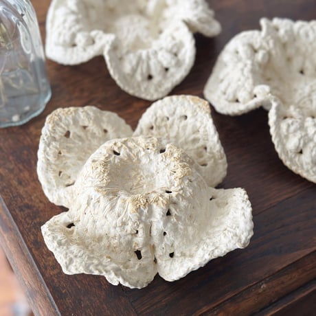 ニット陶器”皿”/Knitted ceramic "plate"