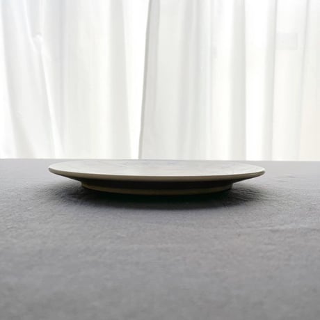 ライオンと鳥の平皿　7寸/Lion and bird flat plate(m-size)