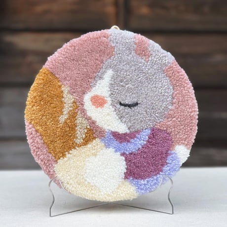 紐付きポットマットNo.12〜No.16/Pot mat with string