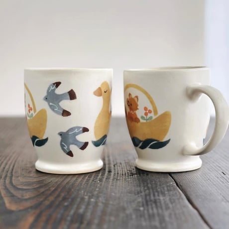 マグカップ“あひるボート”/Mug "Duck Boat"