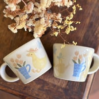マグカップ“アヒルとガーデニング”/Mug "Ducks and Gardening"