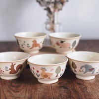 動物のお茶碗いろいろ/Various animal bowls