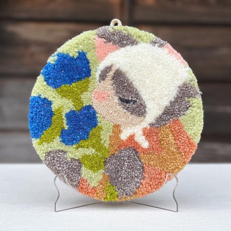 壁かけポットマットNo.1〜No.6/Pot mat with string