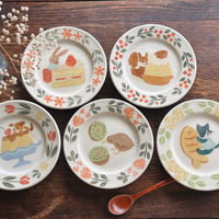 小皿“どうぶついろいろ”/Small plate "Various Animals"