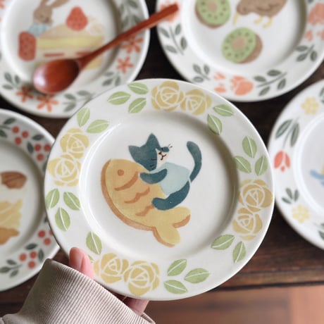 小皿“どうぶついろいろ”/Small plate "Various Animals"