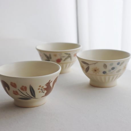 イチゴ・ブルーベリーお茶碗/Various bowls