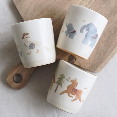 動物コップいろいろ/Various animal cups