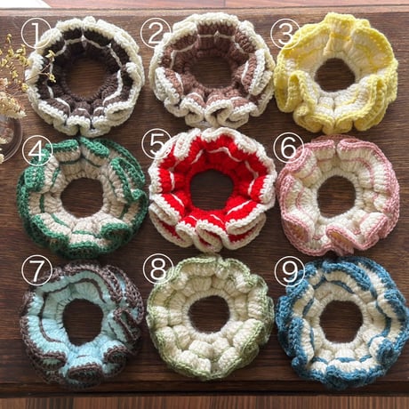 フリルシュシュ/Frill Scrunchie