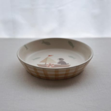 ポーティの船乗りプレート　6寸/Porty's Sailor's Plate