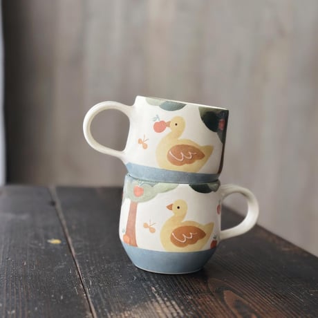 アヒルのマグカップ/Duck mug