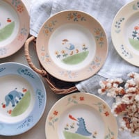 動物リムボウルいろいろ/Various animal rim bowls