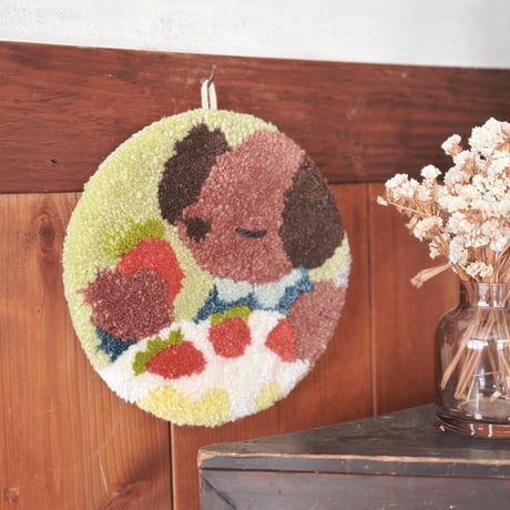 紐付きポットマットNo.17〜No.21/Pot mat with string