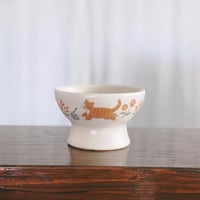 ねこのフードボウル(小)/Cat food bowl (small)