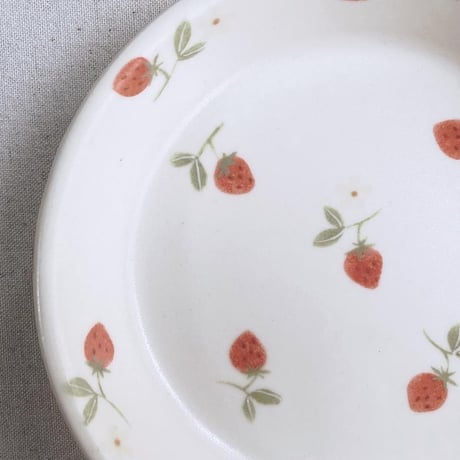 コロコロいちごプレート　5寸/Corocoro Strawberry Plate(s-size)