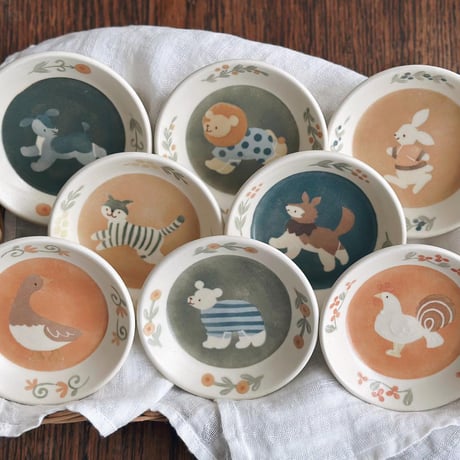 動物小皿いろいろ/Various small animal plates