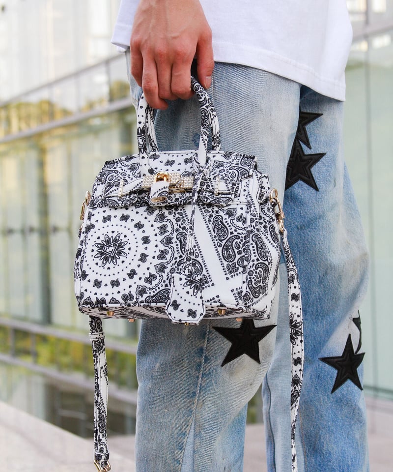 Paisley mini bag - white - | FKYB OFFICIAL STORE