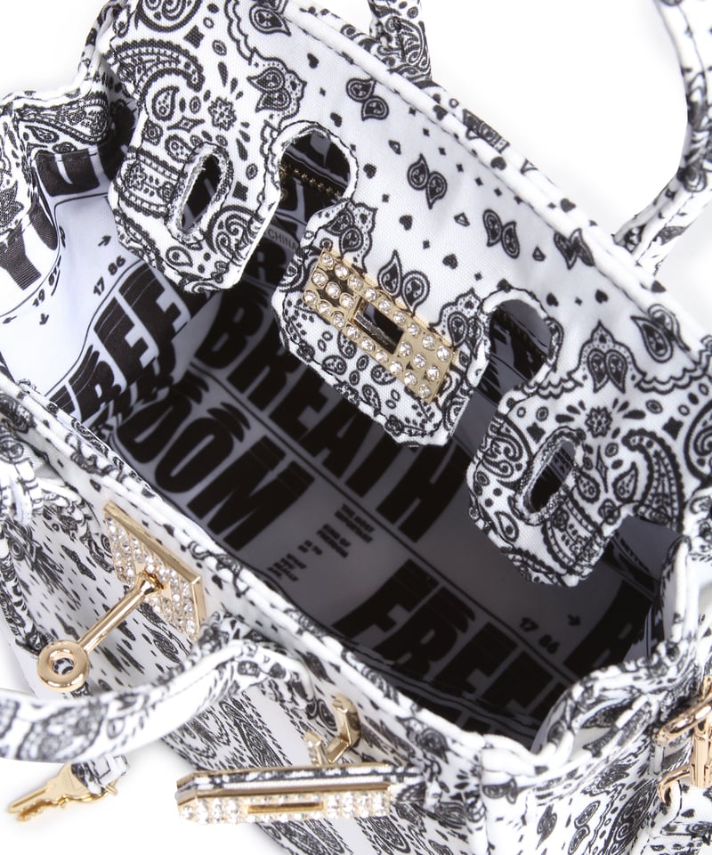 Paisley mini bag - white - | FKYB OFFICIAL STORE