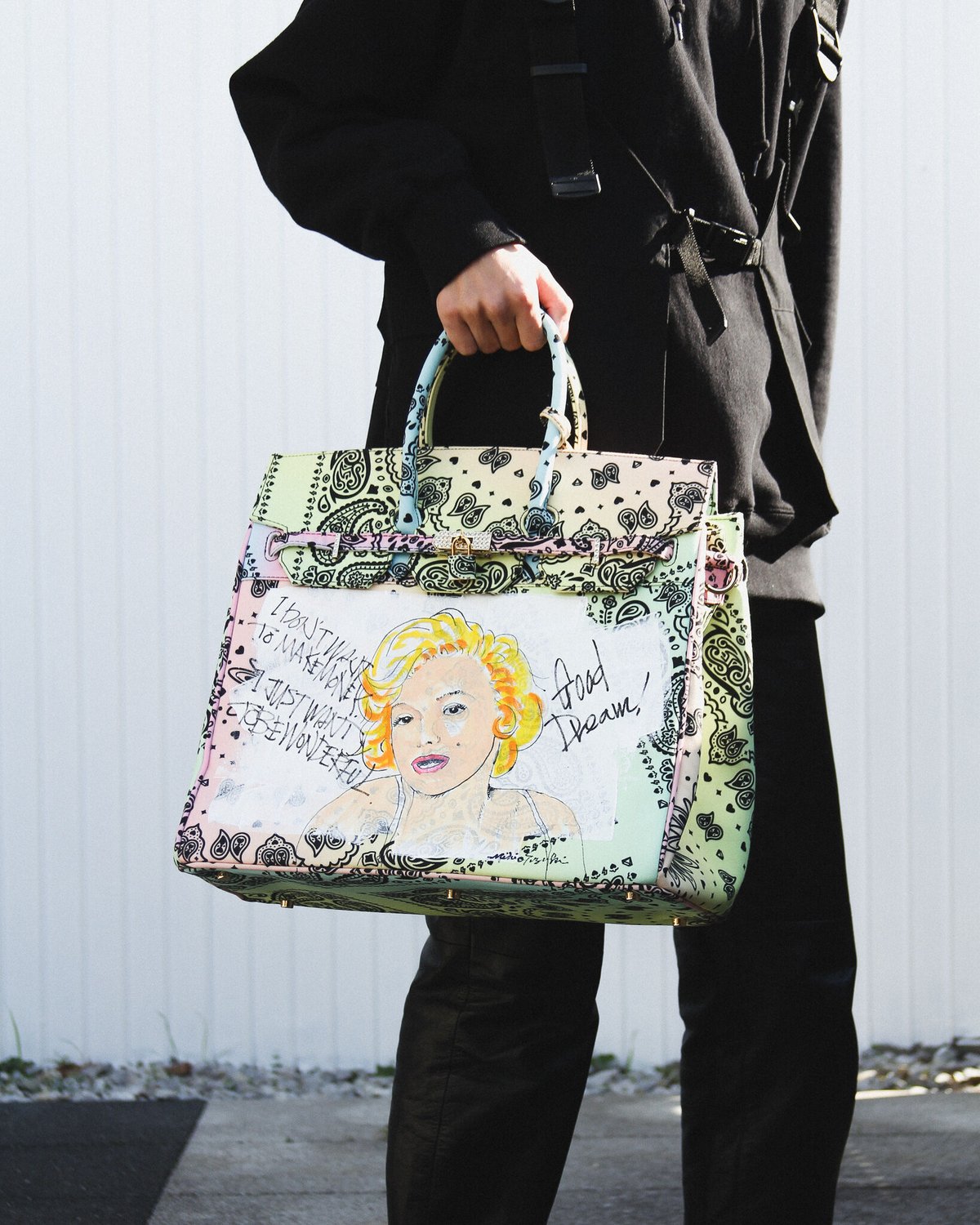 ONEMADE ワンメイド1点物 東京クラッシック限定品ハンドペイント バッグ ONEMADE ワンメイド1点物 東京クラッシック限定品ハンドペイント