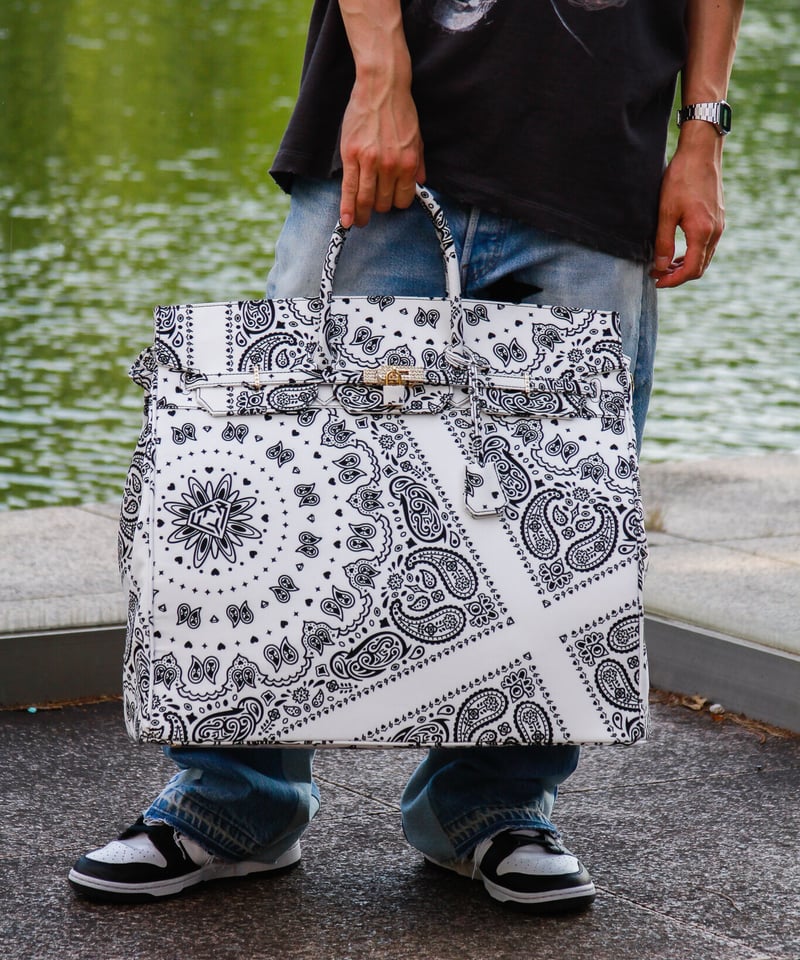 Paisley travel bag - white - | FKYB OFFICIAL STORE