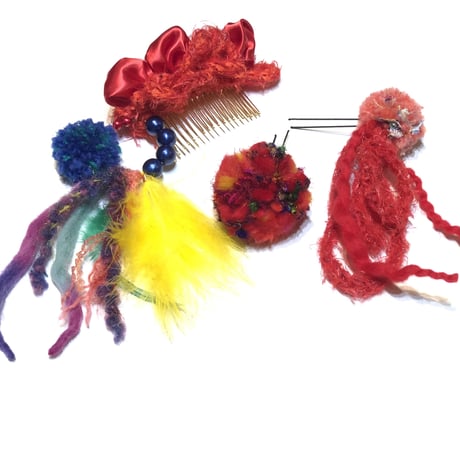 【オーダー】POMPOMかんざしセット