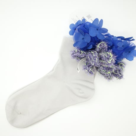 【販売】jerry fish sox light gray ①