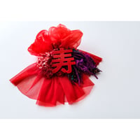 【レンタル】marinco-maringo ×　NICO25denden コラボヘッドドレス　寿RED