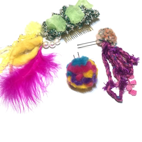 【オーダー】POMPOMかんざしセット