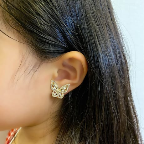 バタフライピアス🦋☑︎ゴールド